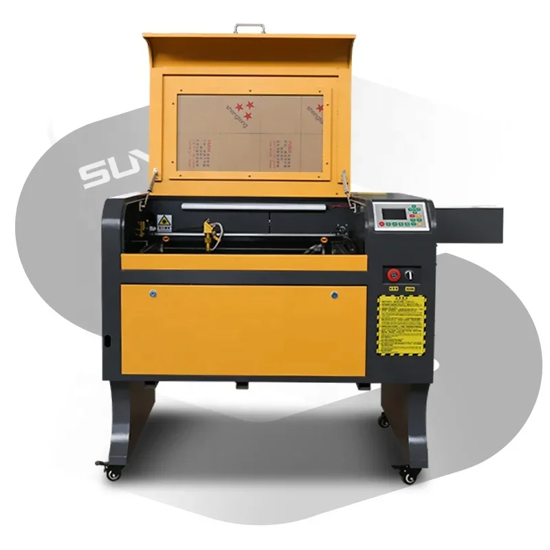 6040 50W 60W 80W 100W Co2 Wood Laser Cutting Machine 4060 600*400mm Acrylic Glass Mug Engraving Machine Rotator Laser Engraver