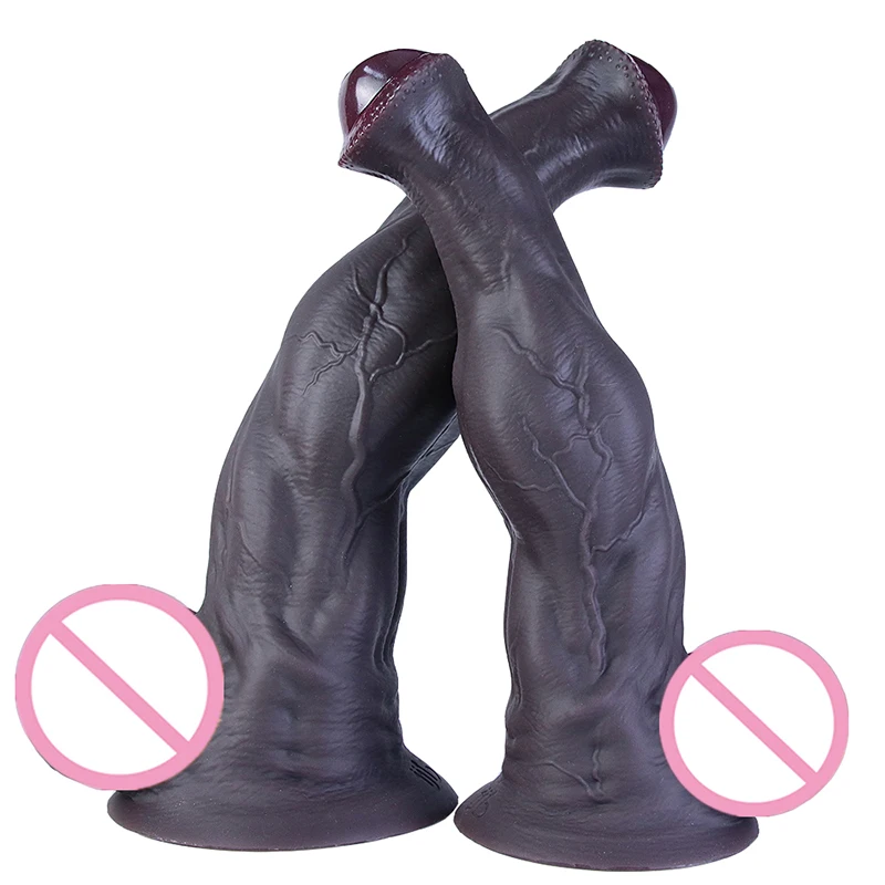 Super Huge Horse Dildo Strong Muscular Male Animal Big Penis Sex Toy Suction Cup for Female G-spot Stimulation Anal Masturbation