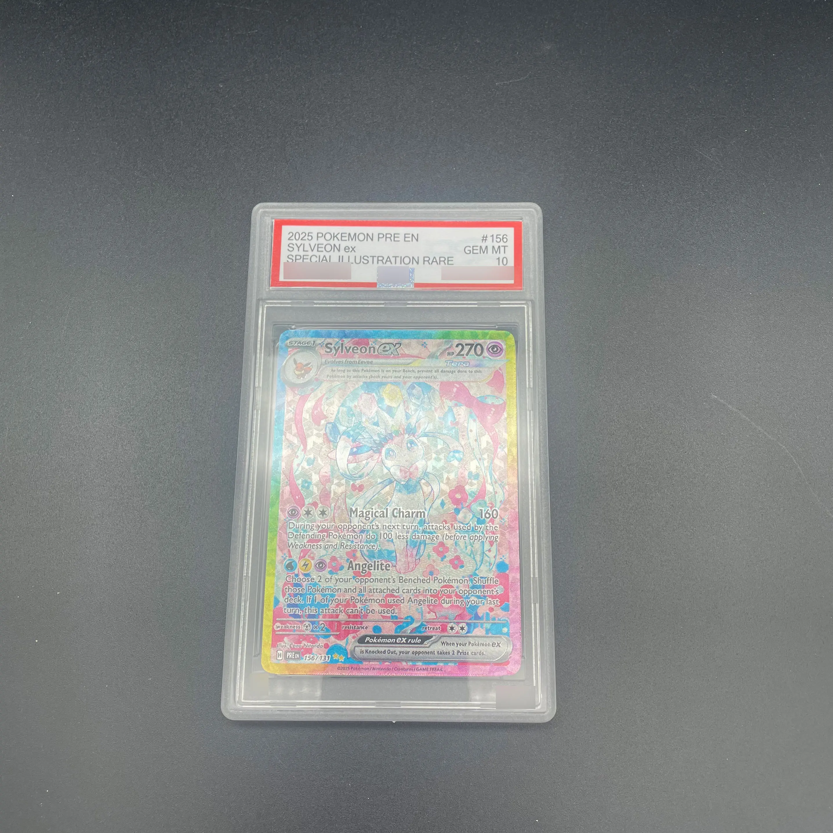 لتقوم بها بنفسك 1 قطعة Ptcg توضيح خاص نادر Sylveon Ex جمع بطاقة 10 نقاط تصنيف بطاقة النسخة الإنجليزية أنيمي بطاقة الألعاب هدية