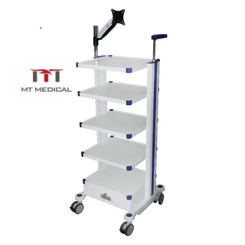 

MT MEDICAL Mobile Trolley Endoscope Multilayer Surgical Equipment Instrument Workstation Cart For Hospital
