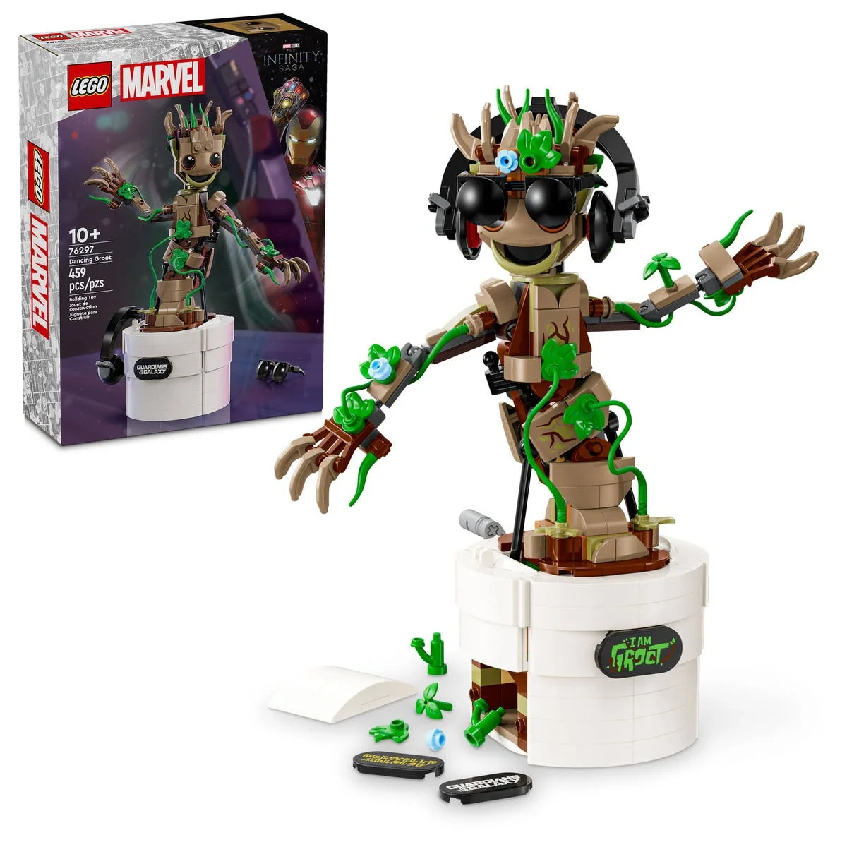 

LEGO Marvel 76297 Dancing Groot Building Toy For Boys Girls 10+ Years Old Guardians Of The Galaxy Gift 459PCS