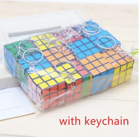 Creative Mini Magic Cube Keychain, Fun Puzzle Gift