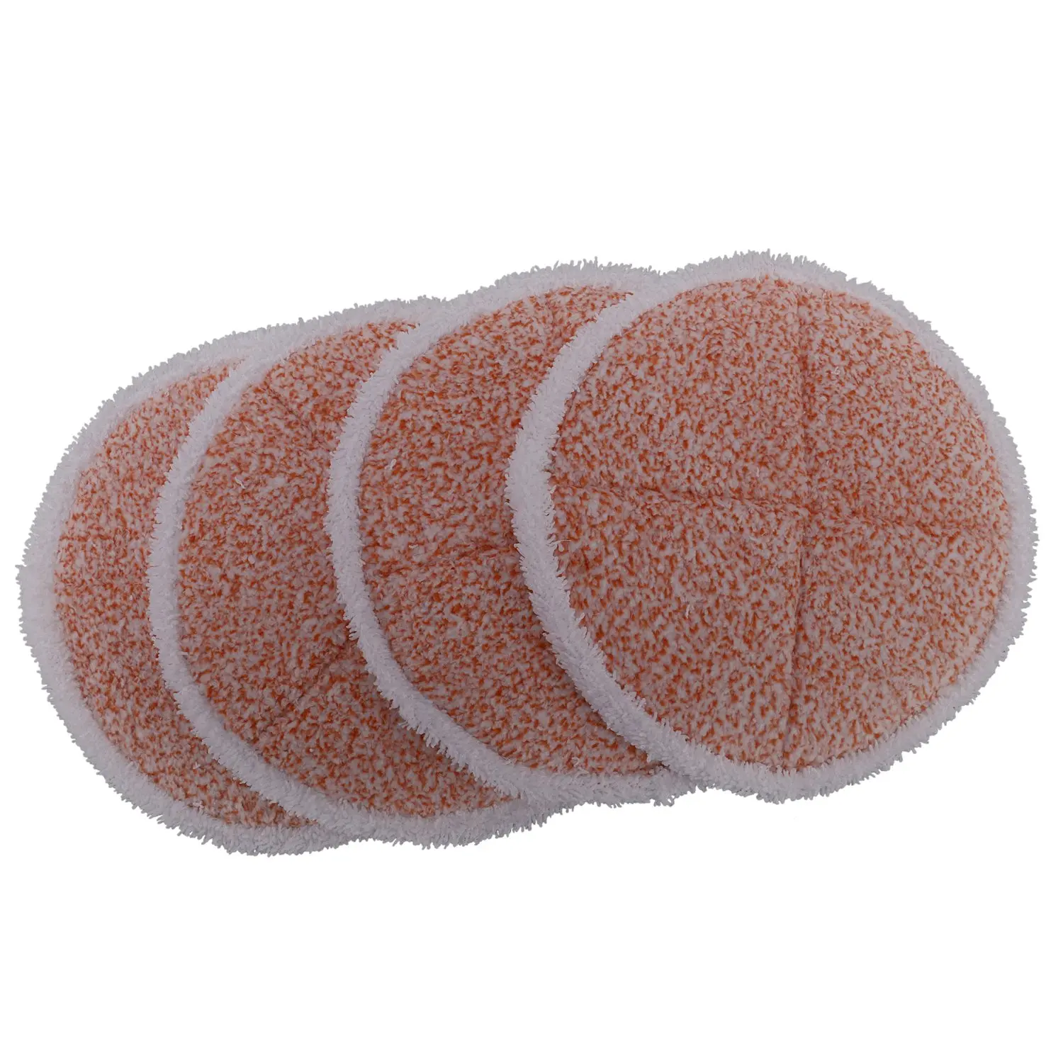 4 Packs Heavy Scrub Mop Pads Replacement For Bissell Spinwave 2039A 2124 Powered Hard Floor