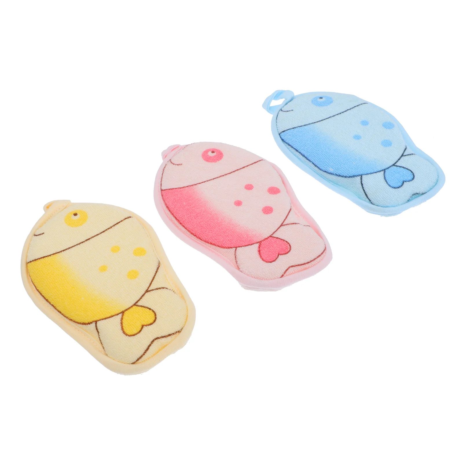Serviettes de bain pour bébé, 3 pièces, serviettes de douche pour bébé, dessin animé, douces et durables, outils de bain légers pour voyage