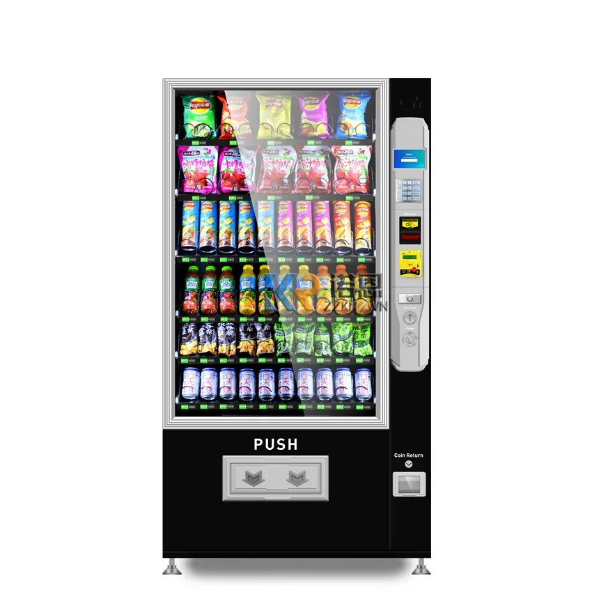 

2023 Hot Sale Snack And Beverage Combo Vending Machine With Ce Approved 24 Hours Self-Service