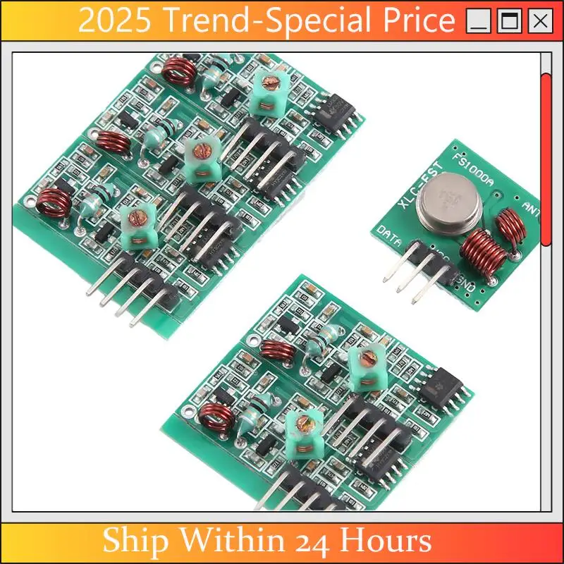 CHYY Top 315MHZ Ultra โมดูลโมดูลเครื่องส่งสัญญาณไร้สายสัญญาณกันขโมยตัวรับสัญญาณแบบพกพาโมดูลความถี่ Easy To Us