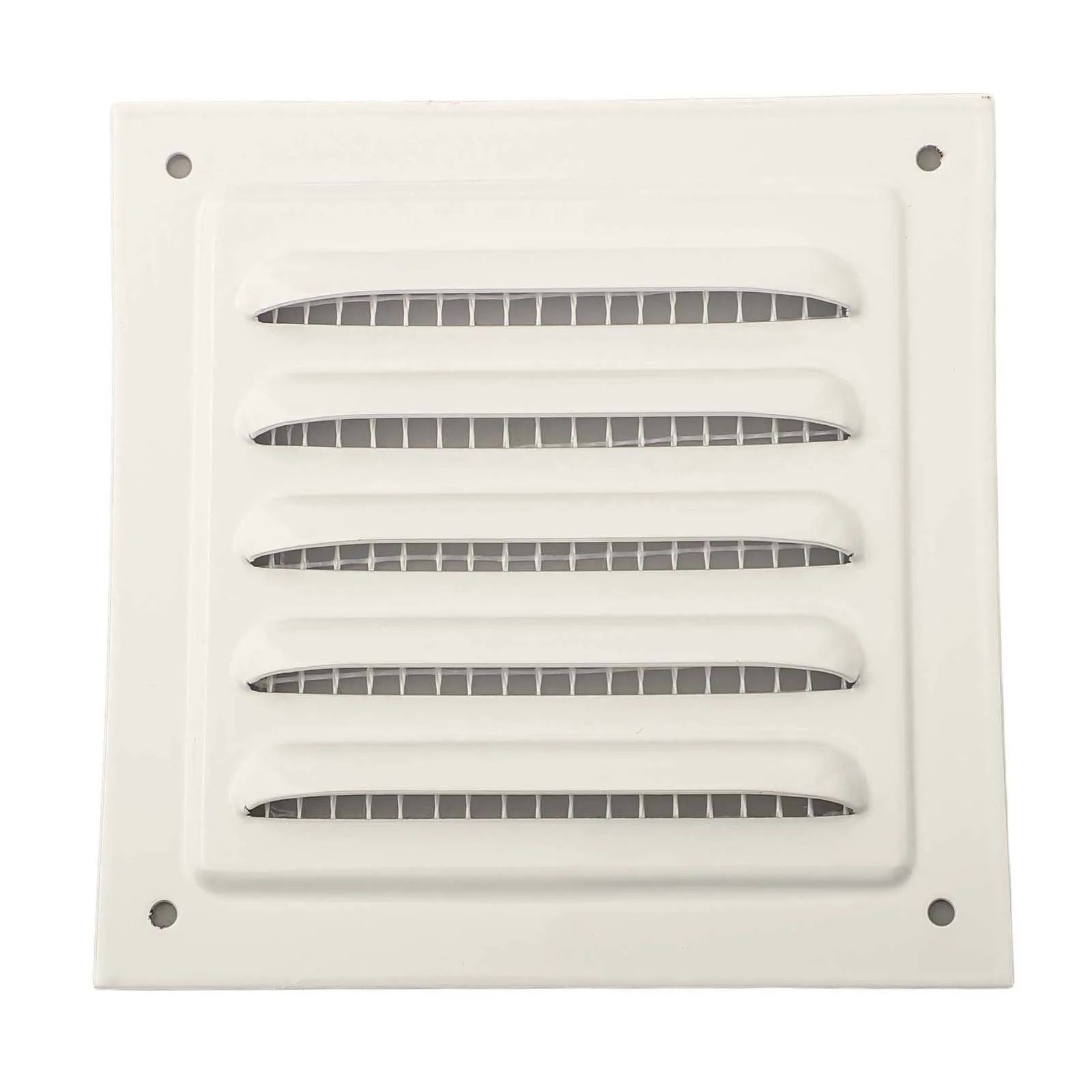 Square Aluminum Vent Cover For Soffit Ventilation With Mesh To Maintain Airflow In Residential Commercial Areas