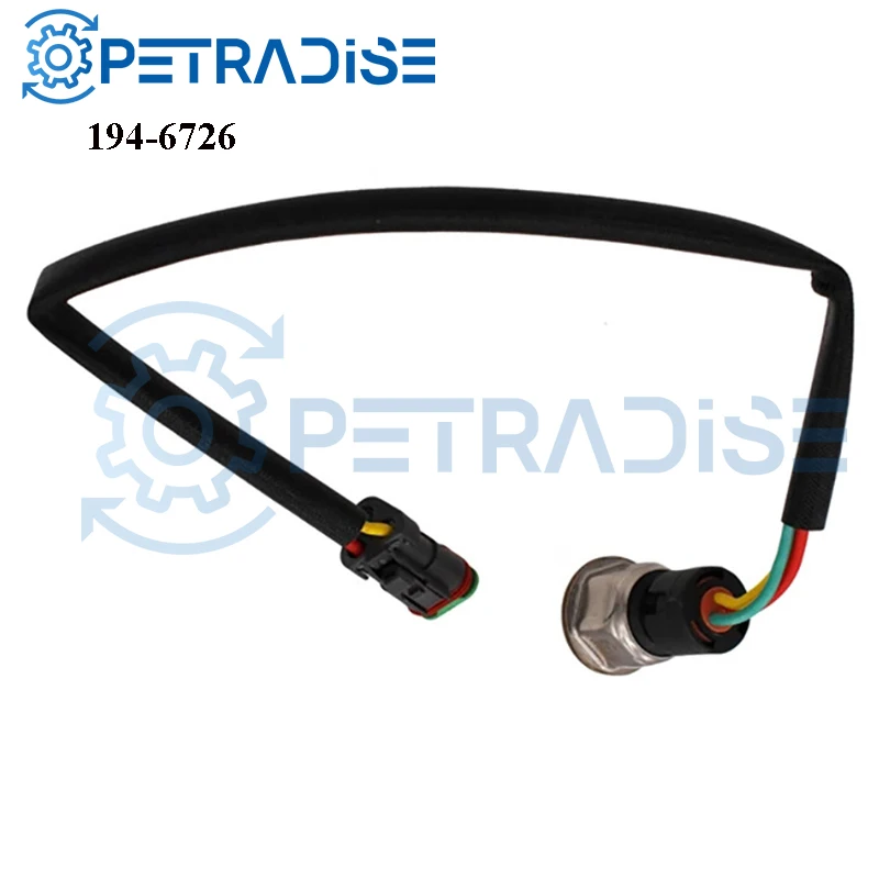 New Fuel Rail Pressure Sensor For Caterpillar 325C 330C D6R II CAT Engine C9 3126E Auto Parts OEM 194-6726 224-4536 3PP6-1