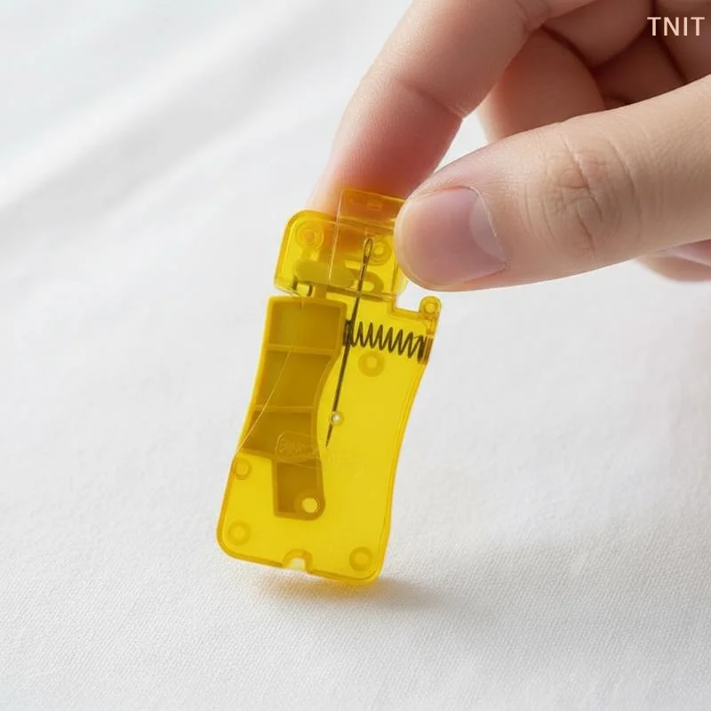 [J] Automatic Needle Threader For Sewing DIY Crafting And Home Sewing Supplies Quick Threading Tool For Hand Sewing