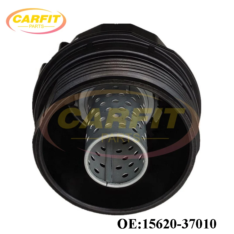 High Quality OEM 15620-37010 1562037010 Oil Filter Housing Cap Assembly For Toyota Corolla Matrix Prius V CT200h 1.8L Auto Parts