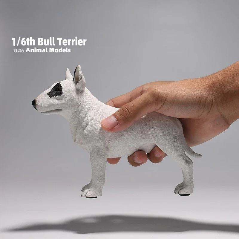 Bull Terrier simulation dog model car ornament handicraft peripheral figure creative gift