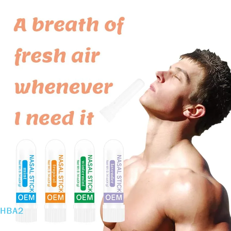 

4Pcs Nasal Stick Long Lasting Effect Refreshing Stick