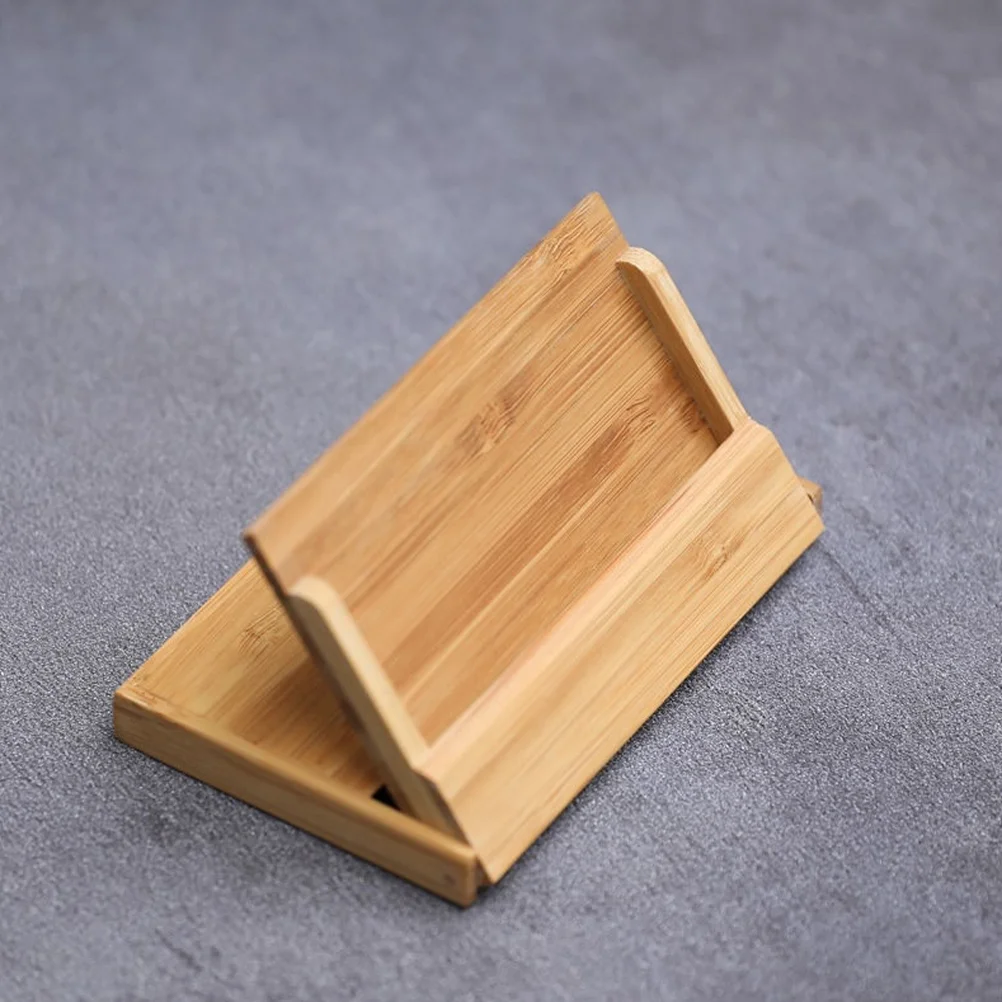 

Business Card Storage Box Cards Base Stands for Display Holder Multiple Wooden Desk Office