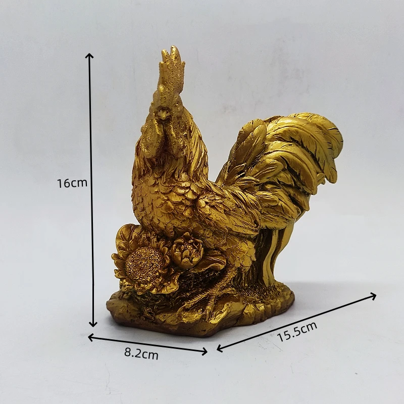 Silicone Mold Large 3D Rooster Flexible Silicone DIY Handicraft Soap Candle Mold Interior Decoration Tools