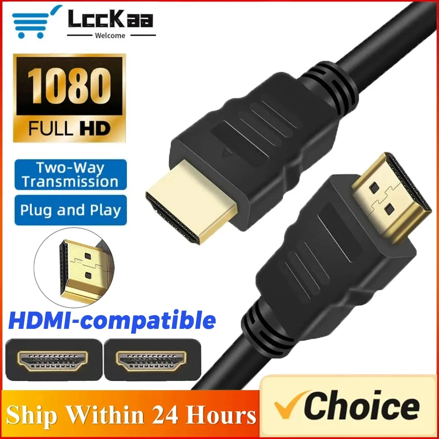 【Fast Delivery】Mini HDMI To HDMI Cable 1M/1.5M 4K HD 1080P 3D HDMI Adapter For Pc/Projector/Camera/Tv/Monitor/Dvd