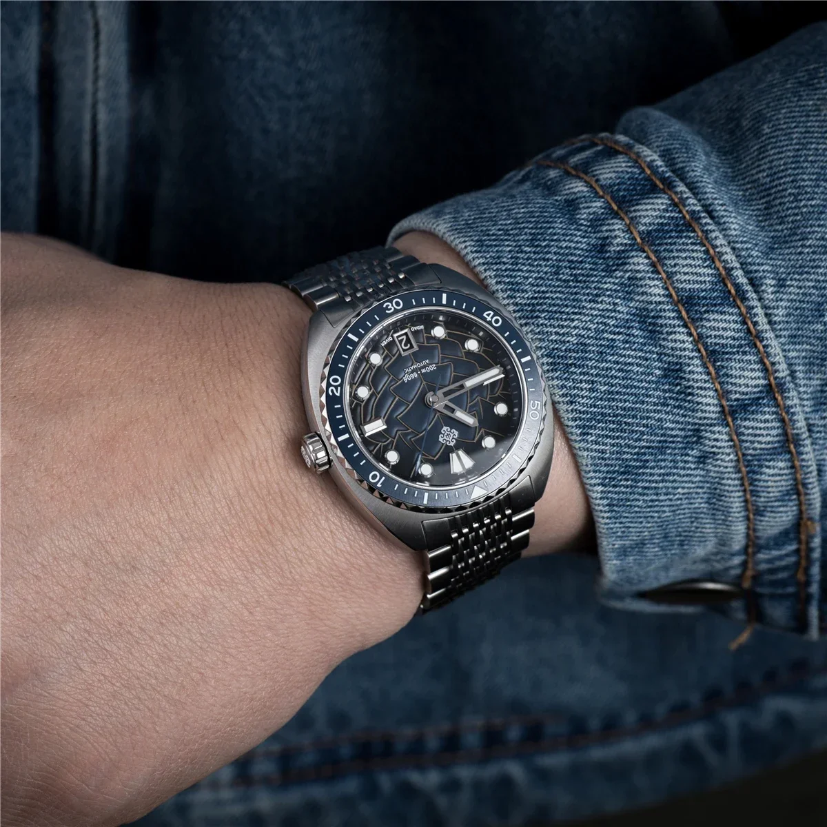 Ixdao Ipose 2025 New NH35 Fashion Men's Automatic Mechanical Watch Sapphire Stainless Steel Sport Diving 20Bar Bwg-9 Reloj Hombr - view 5