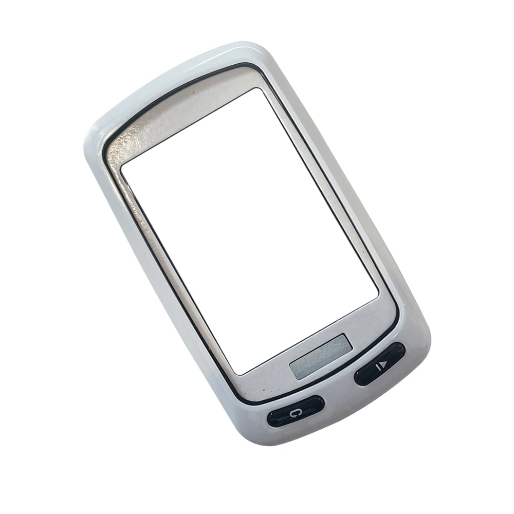 White Plastic Shell Frame Front Cover For GARMIN Edge 800 Housing Shell Front Cover Case Bicycle Speed Computer Part Replacement