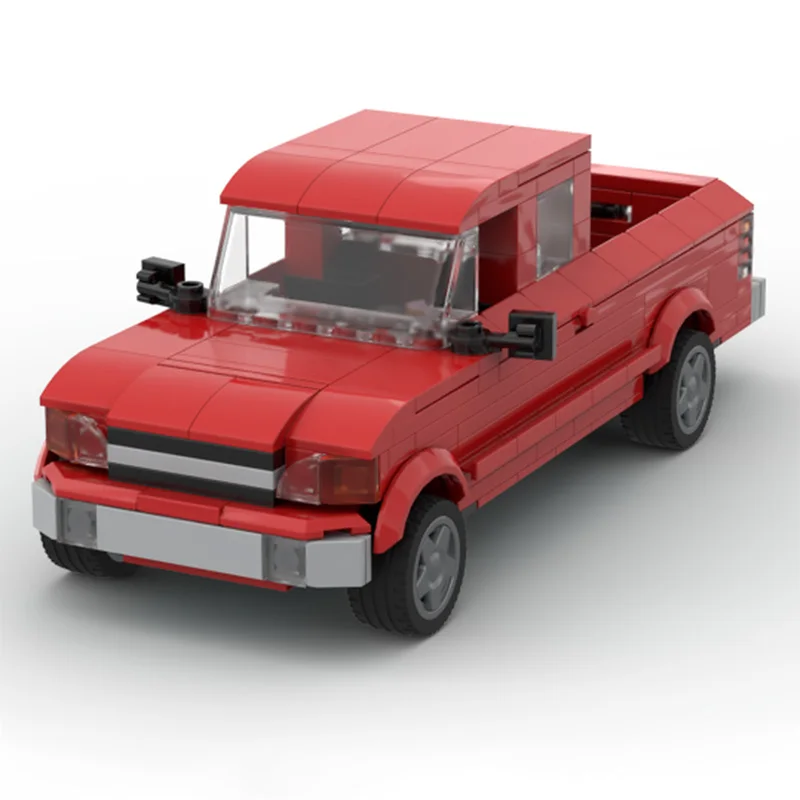 シティカーモデル MOC 組み立てブロック タンドラヘビーデューティーピックアップトラック モジュラーテクノロジー 子供向けホリデーギフト 組み立ておもちゃセット