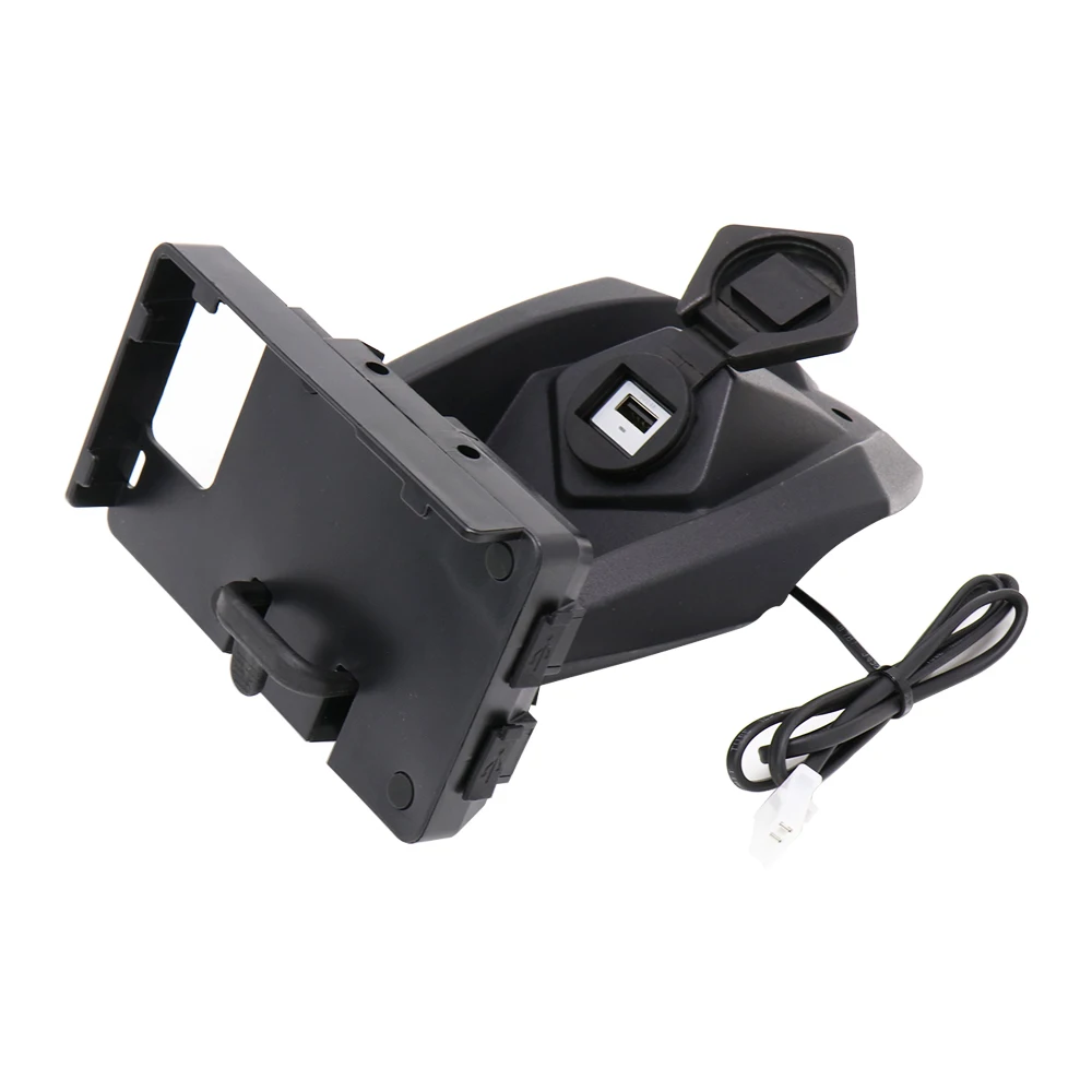 دراجة نارية تعديل أجزاء الملاحة قوس حامل هاتف المحمول فقط USB شحن ل TMAX 560 2020 2021 530 SX DX 2017 - 2019