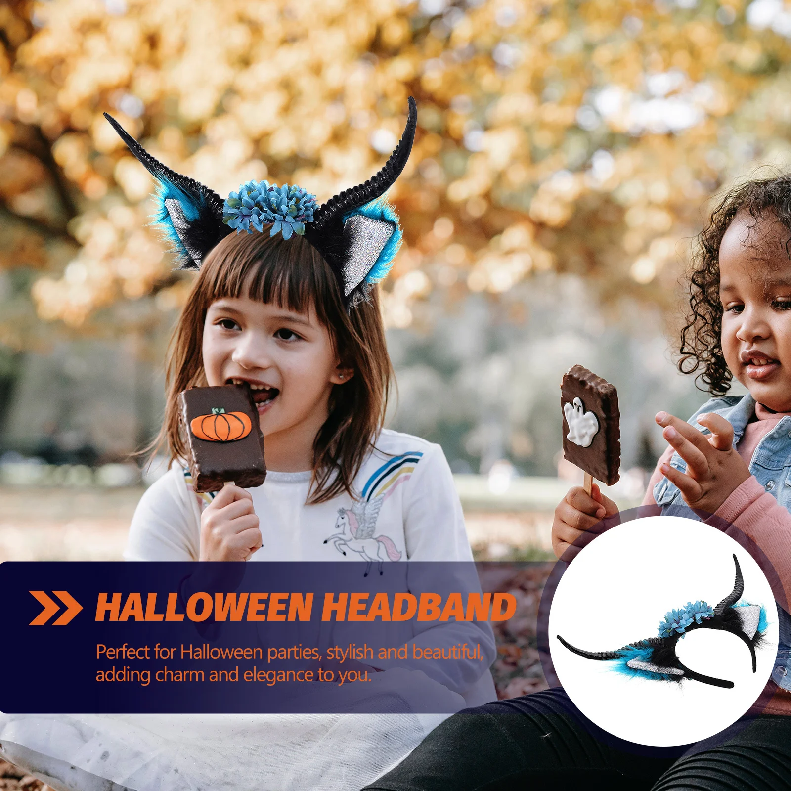 

Ox Horn Headband Halloween Party Hairband Cosplay Devil Accessory Lightweight Durable Unique Design Chic Festival Stage