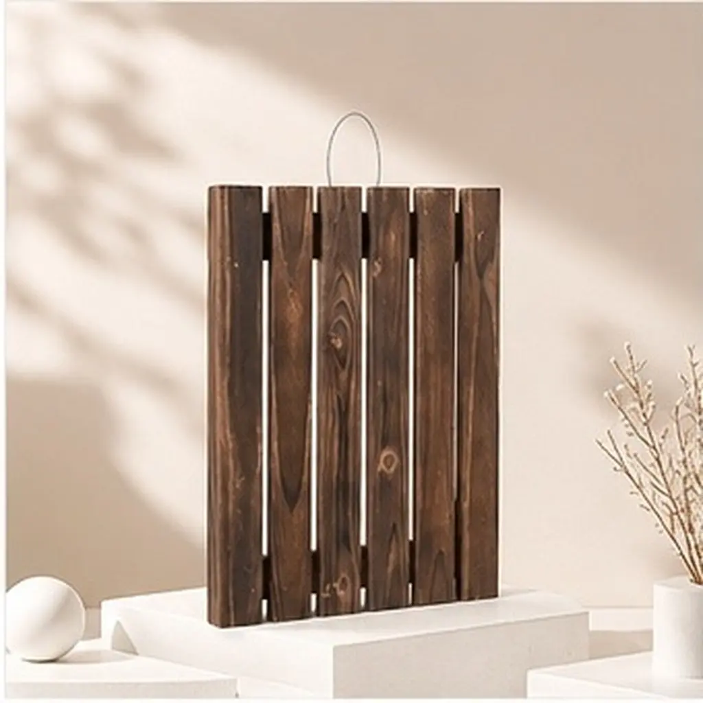 Carbonized Solid Wood Fern Board 15.7x11.5in Vertical Plant Holder for Wall Mounted Garden Fern Display Orchid Mounting Indoor