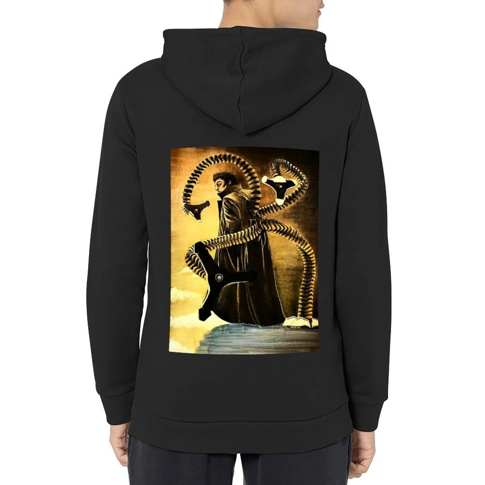 Dr Octopus Fanart Hoodie autumn jacket men korean clothes korean autumn clothes japanese style graphic hoodie