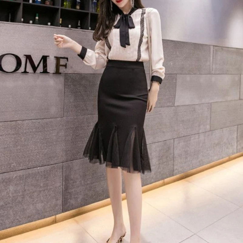 High Waist Skirts For Women Midi Chic And Elegant Woman Skirt Summer Modest Stylish Premium V Offer Original Hot Korean Fashion