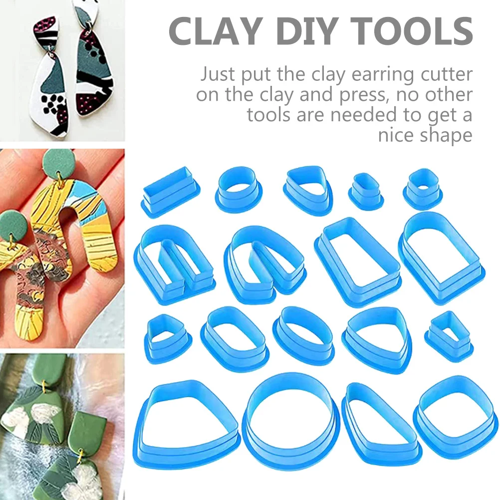 

1Set Polymer Clay Cutters Earring Molds Jewelry Making Tool DIY Craft Supplies Multifunctional for Beginners and Pros