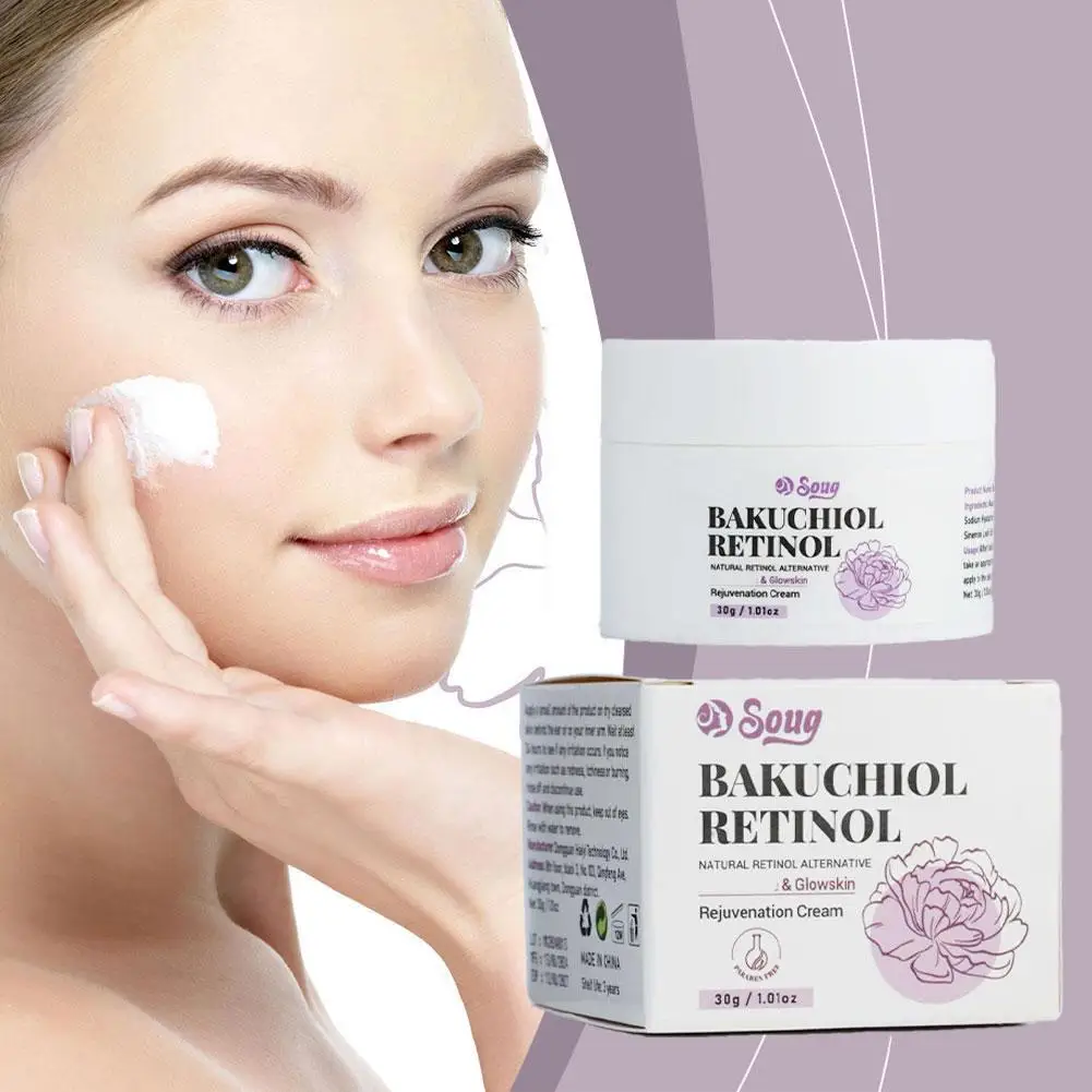 SOUG 30ml Retinol Rejuvenescimento Creme Bakuchiol Retinol Retinol Rosto Hidratante Luta & Pele Soro Creme Cuidados Vitamina T5S7