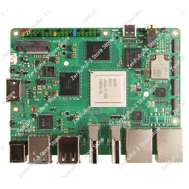 ROCK 5T RK3588 CPU de 8 núcleos, puerto de red dual de 2.5G, LPDDR5. En stock. Contacta con el servicio de atención al cliente