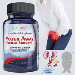 Bcuelov diuretic weight loss supplement capsules help eliminate excess water, bloating, edema, healthy urination, cleansing