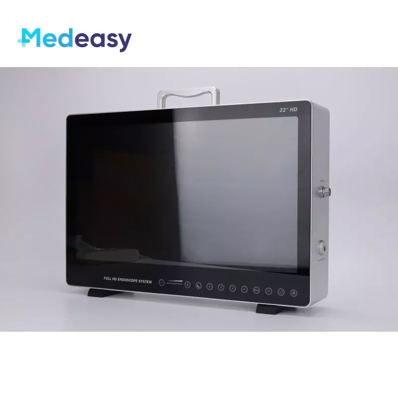 22 Inch Medical Endoscope Camera System with Light Source Portable All In One Full HD Endoscopy Camera