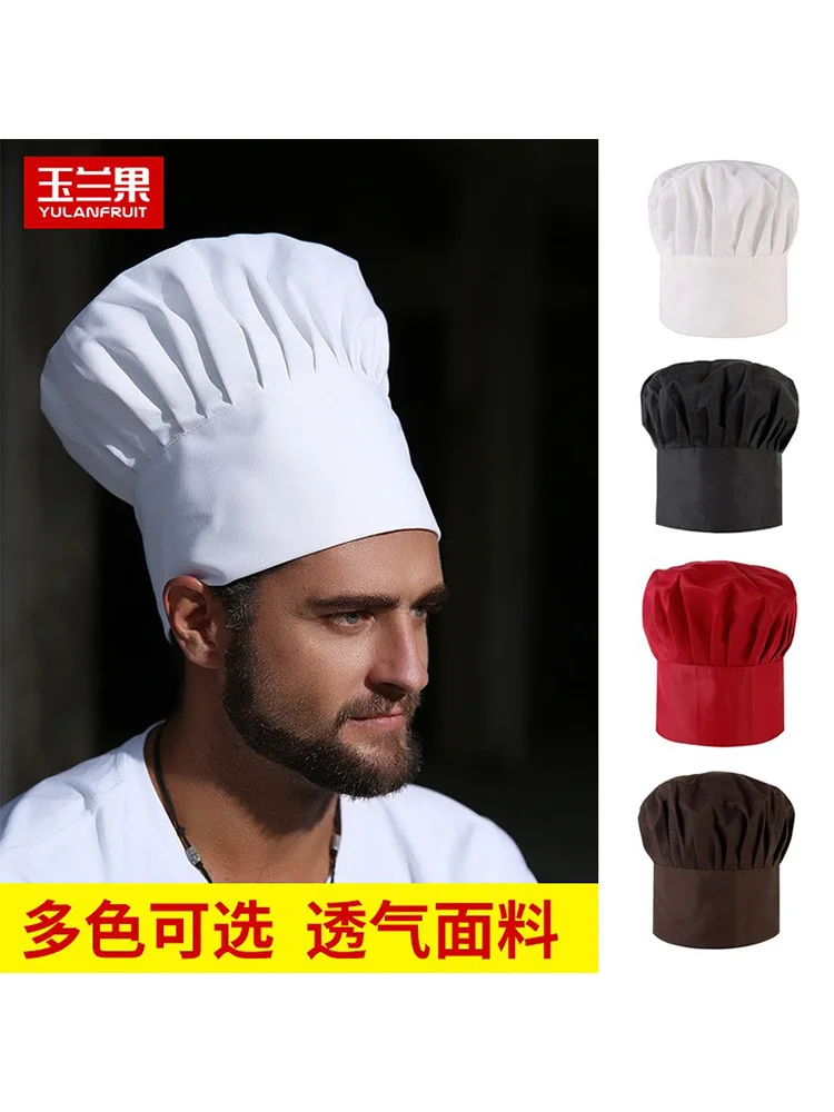 

Kitchen chef hat Men's and women's working caps mushroom caps Food restaurant hotel catering Back kitchen fast food anti-fume