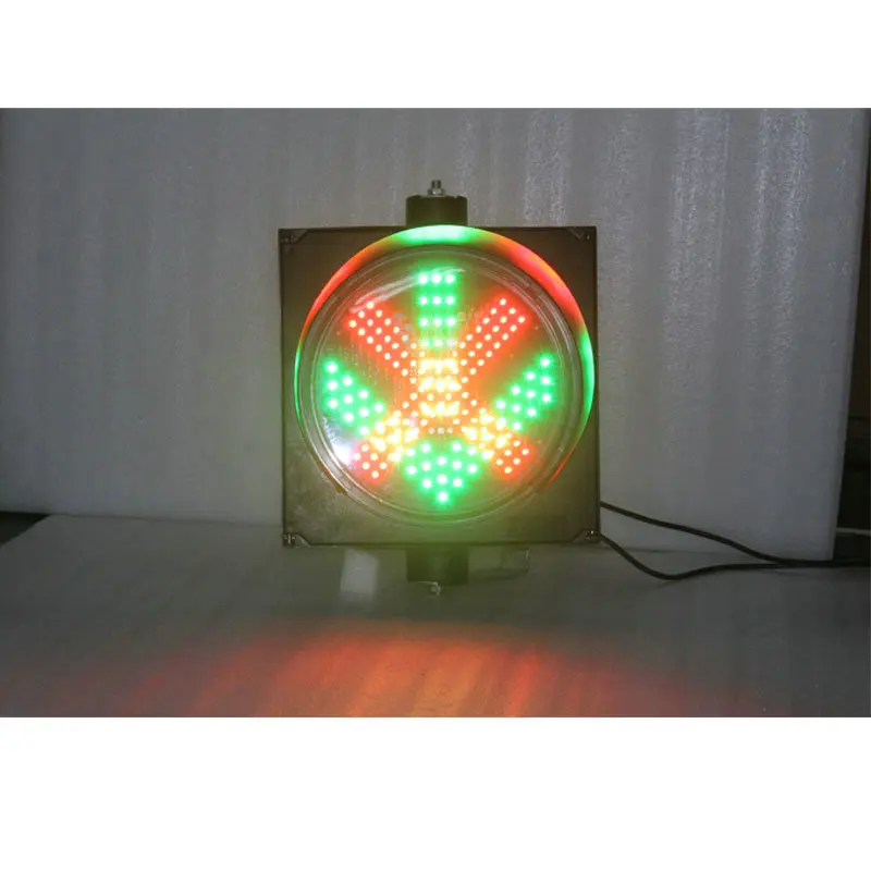 WDM New Design 300mm One Aspect Shenzhen LED Lighting Factory Carriageway Red Cross Green Arrow Stop Go Led Traffic Light