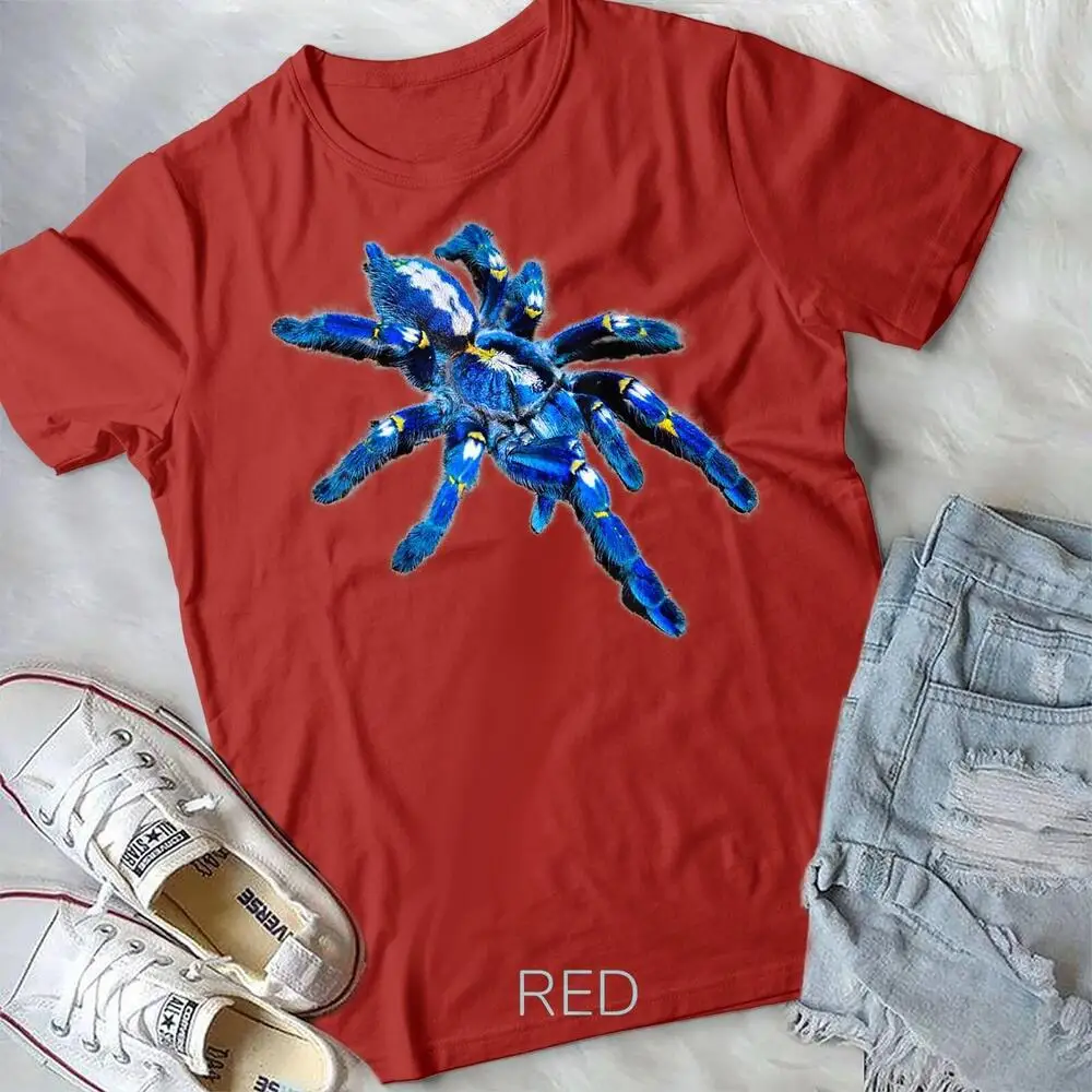 Blue Tarantula Spider Poecilotheria Shirt Unisex T-shirt
