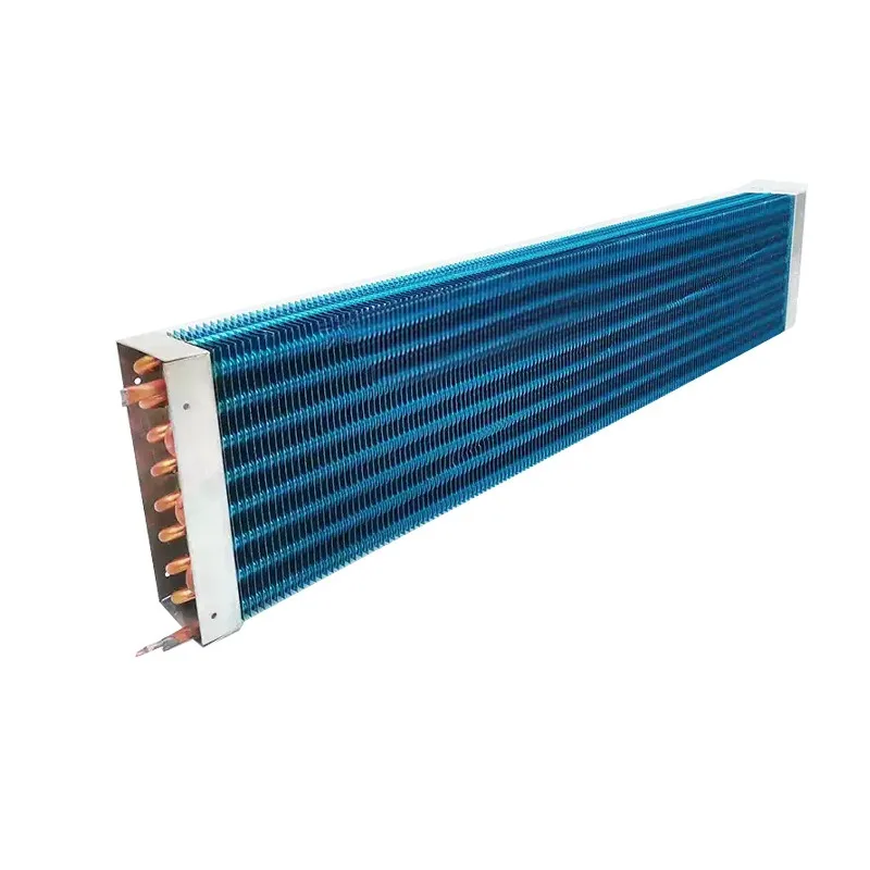 Air Cooled Evaporator Condenser Copper Tube Aluminum Fin for Cake Display Cabinet Refrigerator Freezer