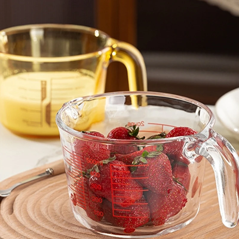 Large Capacity Glass Measuring Cup For Professional And Home Baking Requirements HX6C