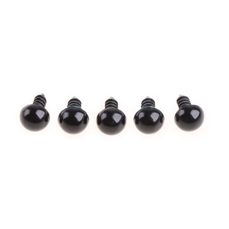 20pcs 6-20mm Olhos segurança plástico preto para ursinho pelúcia/bonecas/animais brinquedo/feltagem