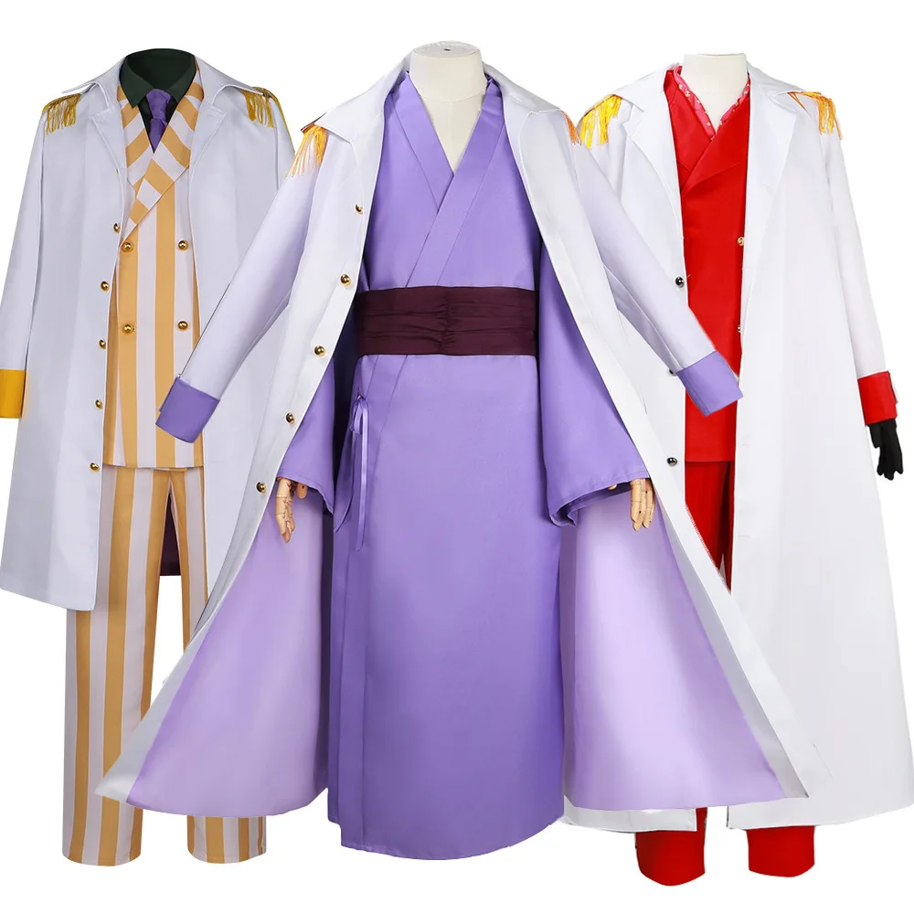 

Cos Suit General Yellow Ape Cos Suit Red Dog Sakaski Cosplay Suit Grandpa Luffy Cape