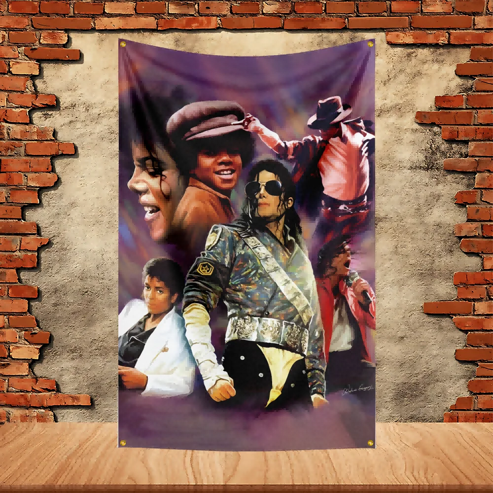90X150ft Michael Jackson Band Party Flag Polyester Printed Flag