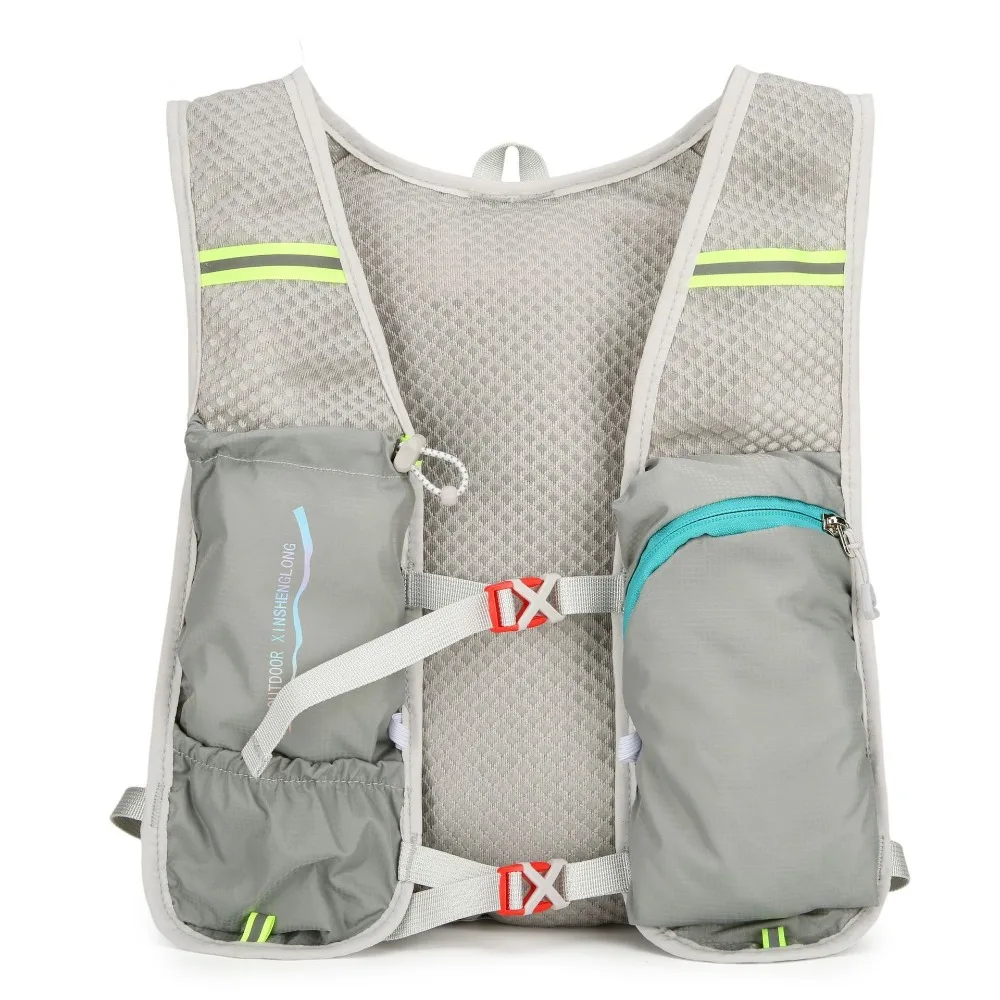 Durable Nylon Outdoor Climbing Backpack Waterproof Safety Reflective Cycling Daypack Ultra-light Breathable Hydration Backpack