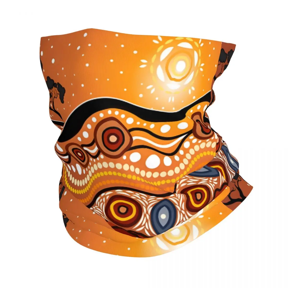 

Dots Art Bandana Neck Cover Wrap Scarf Balaclava Cycling Unisex Adult Breathable