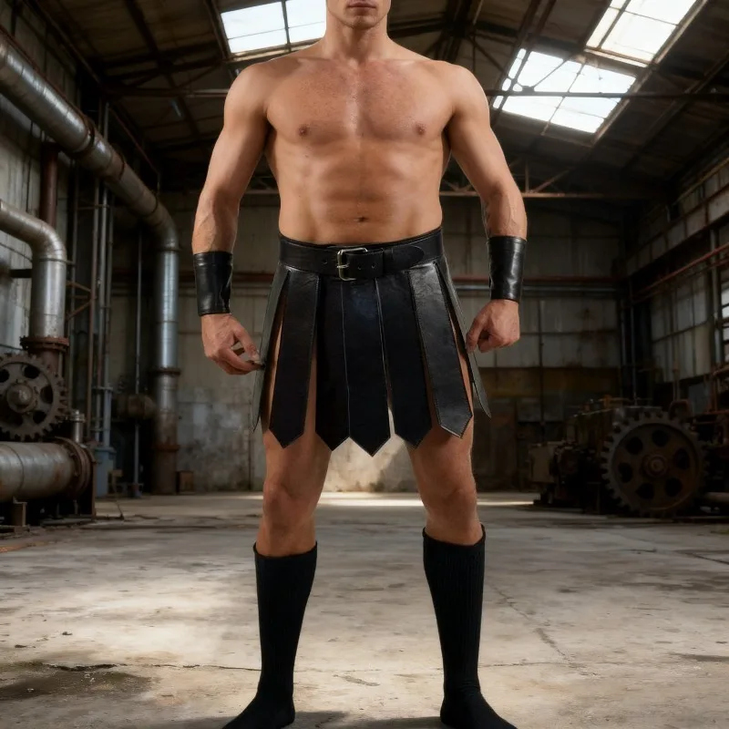 New European Medieval Roman Skirt Samurai Role-Playing COSPLAY Costume