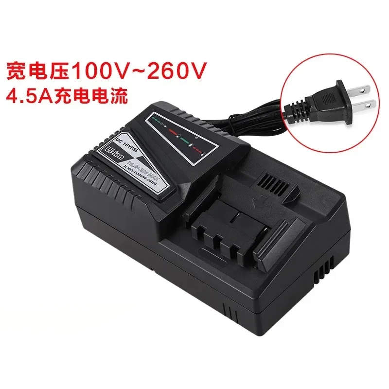 Compatible For Hitachi 18V Power Tool Battery 4Ah 5Ah 6Ah With Power Indicator Include Charger