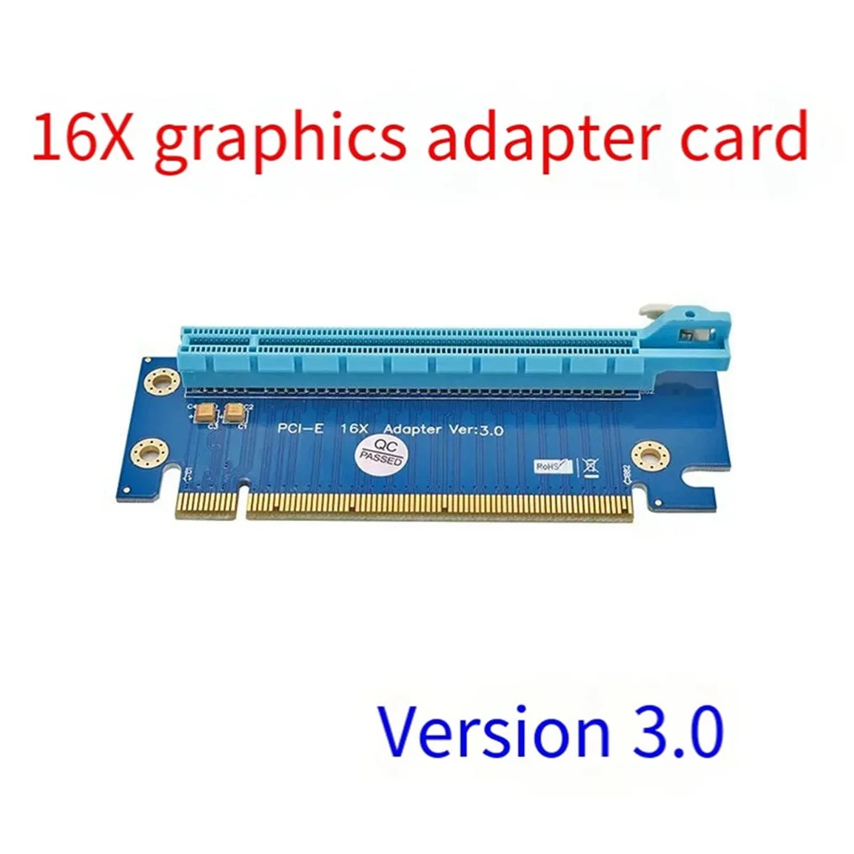 PCI-E16X Graphics Card Steering Adapter Computer Graphics Card Slot Left Steering Card Version 3.0 Adapter Card