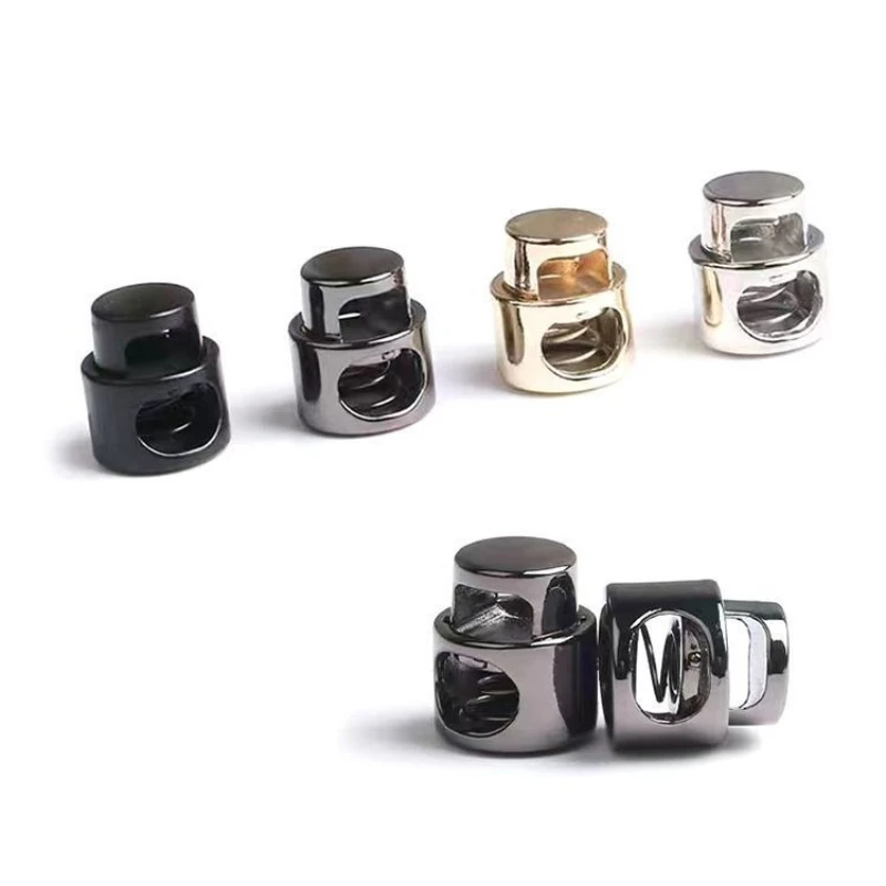 Metal spring button sweater sweatpants elastic adjustment buckle versatile free shoelace buckle drawstring buckle accessories