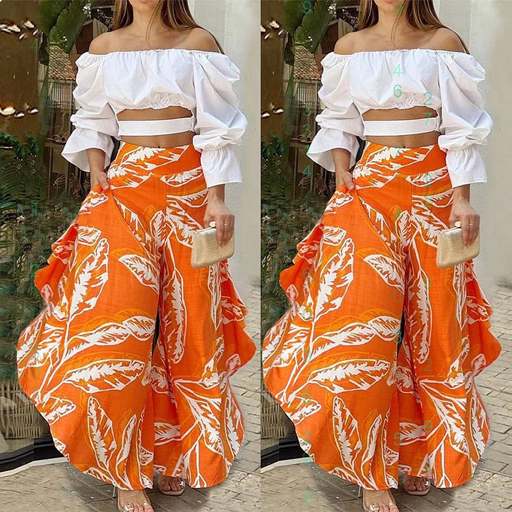 

Sexy Off Shoulder Tops Ruffle Blouse Tee Tops Women Fashion Spring Summer Tops
