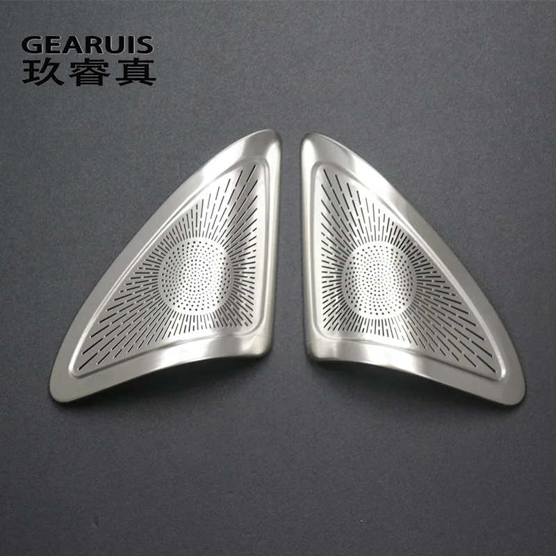 Car Front Speaker For Mercedes Benz A Class W176 2013-2018 Cover Tweeter Accessories Head Treble A Horn Stickers Interior Trim