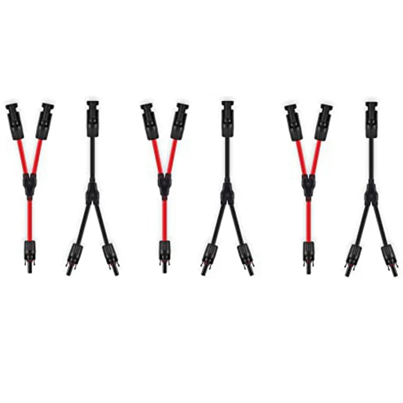 

Promotion! 4 Mm² Solar Cable Y-Distributor Spare Parts 3 Pair,1Y2 Solar Panel Y Plug 12AWG Y Plug Photovoltaic Cable Y Plug,1Y2
