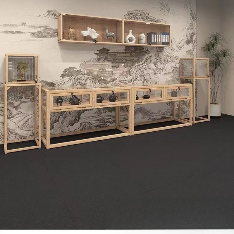 Chinese solid wood jewelry display cabinet, jewelry cabinet